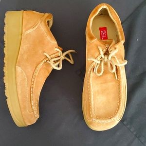 SO... Tan Platform Ankle